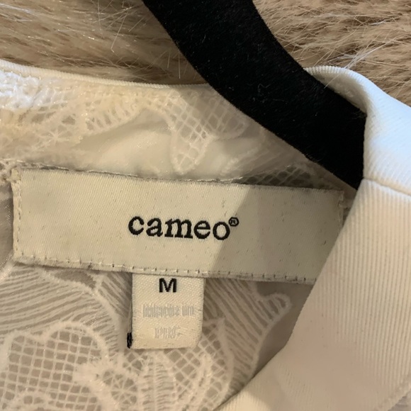 White Cameo Dress - Picture 2 of 3